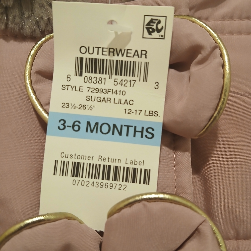 Outerwear by Lisa Cozy Pink Kids Footie - Picture 3 of 3